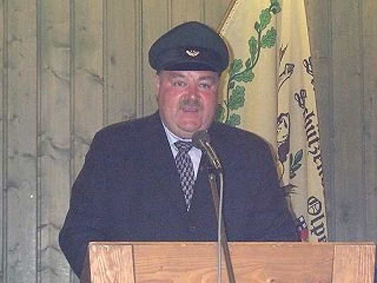 Ordensübergabe 2002 - Major Paul Imhäuser