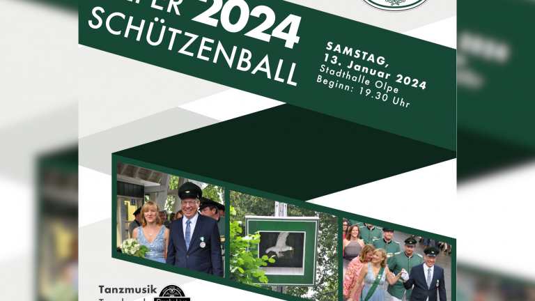 Plakat Schützenball 2024_square